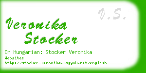 veronika stocker business card